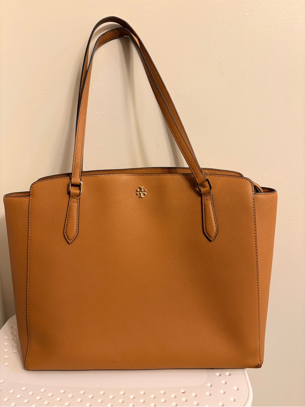 Tory Burch saffiano Leather Tote Bag - Classic Everyday Shoulder Bag